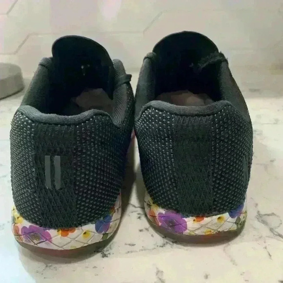 NOBULL Trainer Outwork  Woman’s Size 8.5 Black Design  Floral Low - Picture 2 of 12